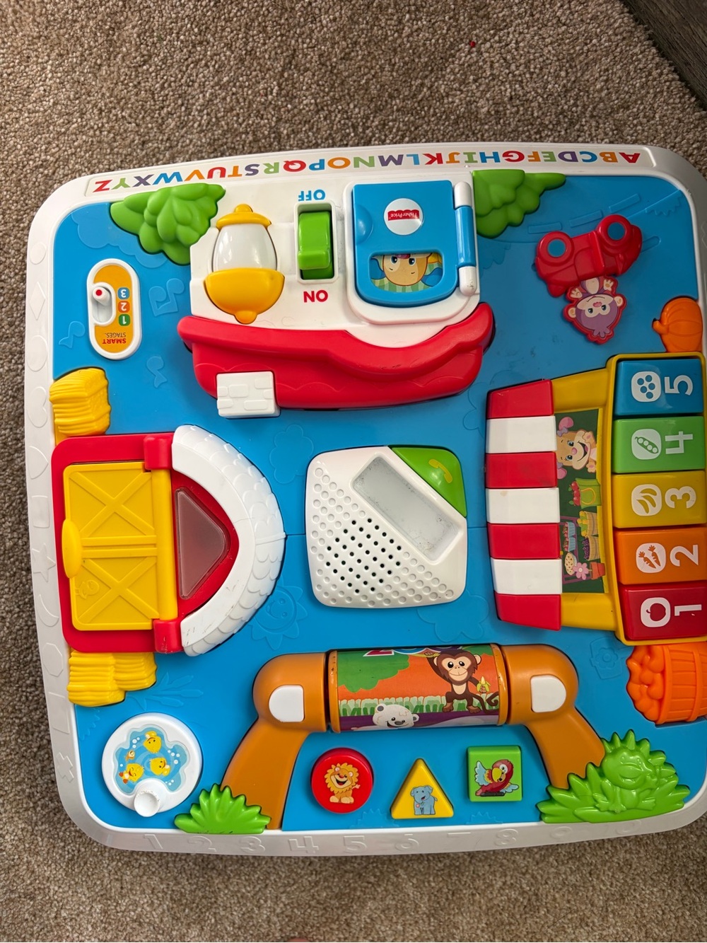 Fisher price learning table with detachable legs